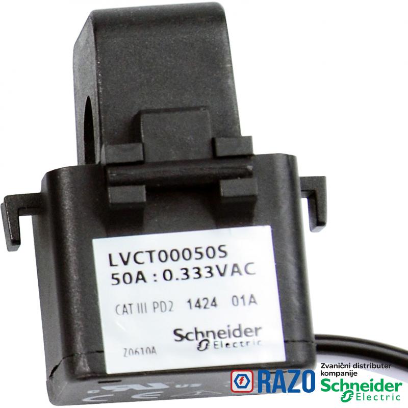 LVCT 50 A - 0.333 V izlaz - rastavljivi CT - Ø=10 mm x V=11 mm 