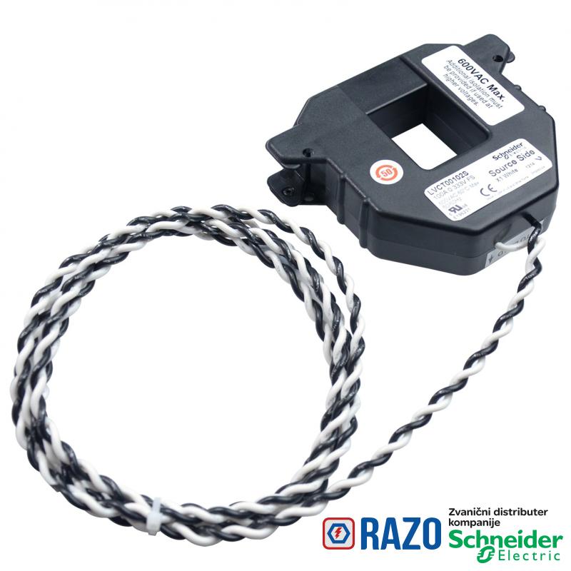 LVCT 200A - 0.333 V izlaz - rastavljivi CT - 31 mm x 100 mm 