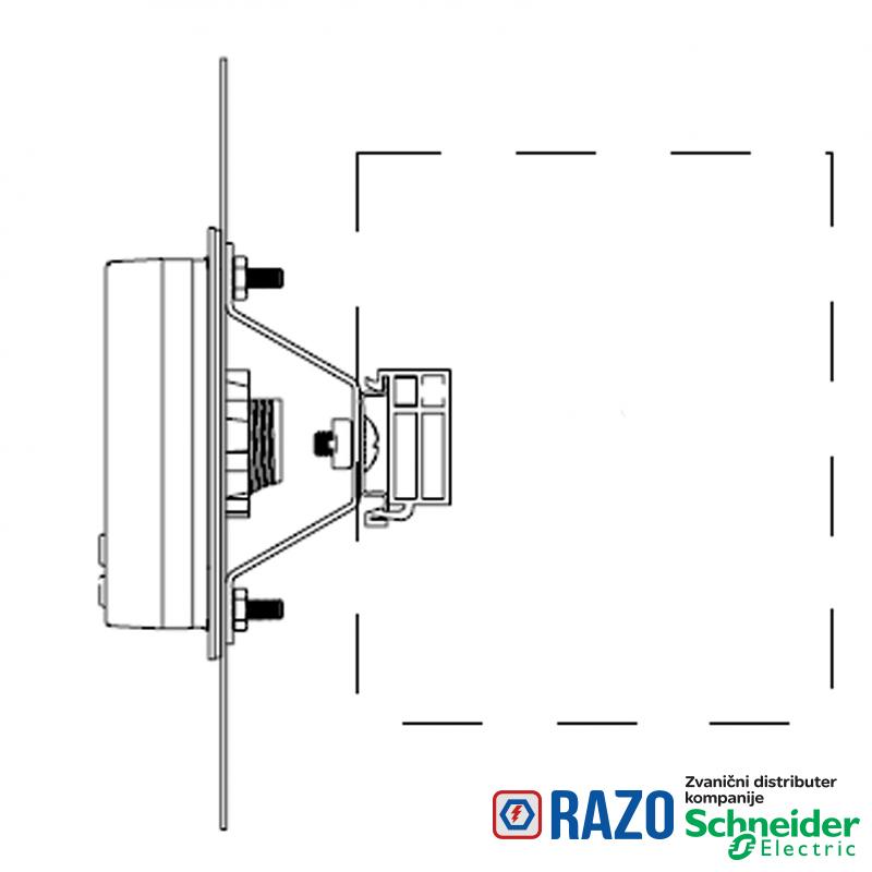 PowerLogic adapter za montažu multimetra 