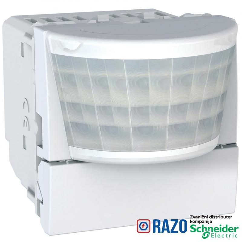 Unica - detektor pokreta 300 W - 230V AC - 2 m - beli 