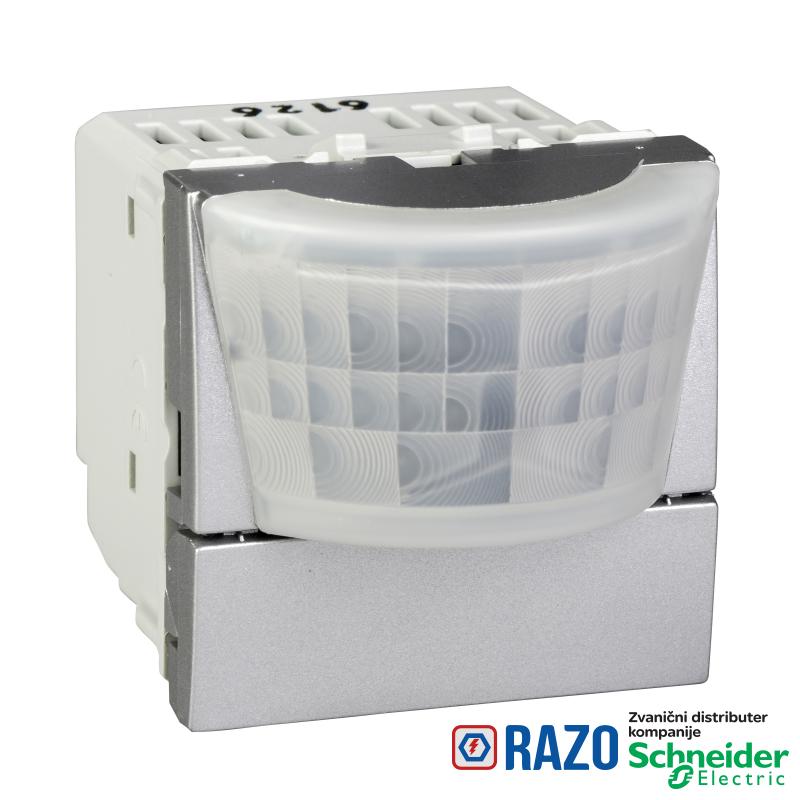 Unica Top/Class - detektor pokreta 2300 W - 230V AC - 2 m - aluminijum 