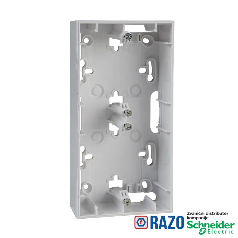 Unica Basic/Colors - nadgradna kutija - 4 m - 4 predefinisana otvora - bela 