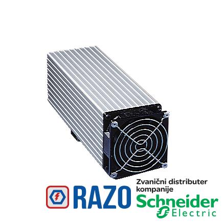 ClimaSys grejač sa ventilatorom 250W, 115V aluminijum 