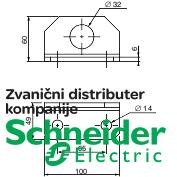 set od 4 Spacial SF držača za podizanje ormana - pocinkovan čelik 