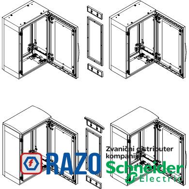 dodatni dekorativni ram za spajanje PLAT ili PLAZT sa krovom D320mm 