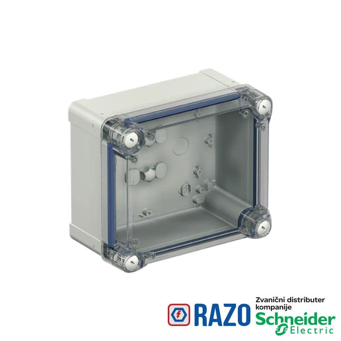 industrijske kutije IP66 IK08 RAL7035 U:V708Š175D120 S:V241Š194D127 providan V40 