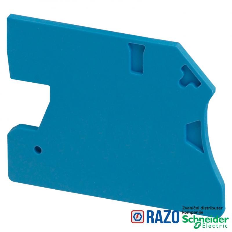 NSYTR krajnji poklopac za rastavnu rednu stezaljku za nulu 1x1 - 2.5 do 4mm² 