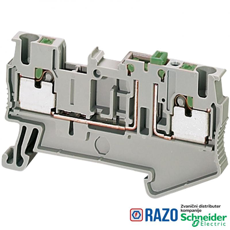 Linergy redna stez. nožasta rastavna poluga - 2.5mm² 20A jednostruka 1x1 utična 