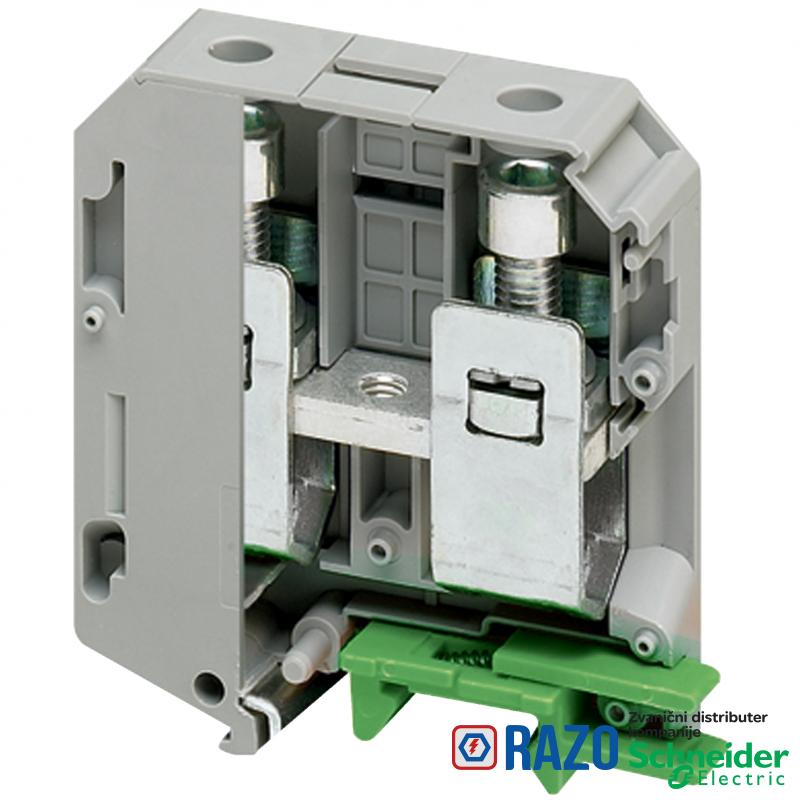 Linergy standardna redna stezaljka - 70mm² 192A jednostruka 1x1 vijčana - siva 