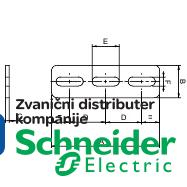 UR spojni element 60x18 za simetričnu šinu C oblika - 20 kom. 