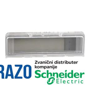 plastični prozor sa šarkama providni poklopac. IP 65, Duž195xŠ165xD13mm. 