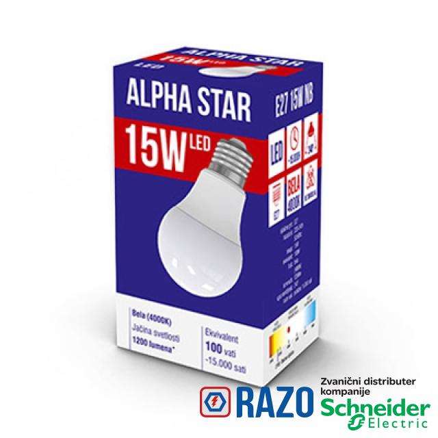 LED Sijalica E-27 15W 4000K 