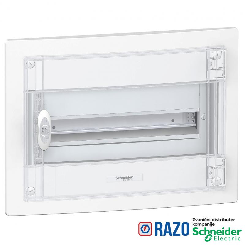 Pragma ugradni orman - IP40 - 1 x 18 modula - providna vrata 