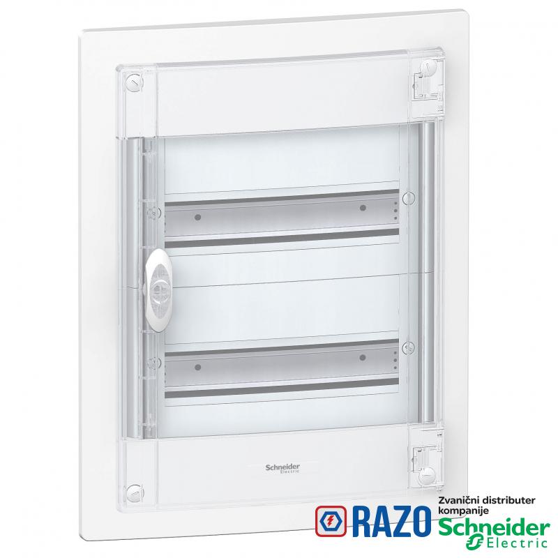 Pragma ugradni orman - IP40 - 2 x 13 modula - providna vrata 