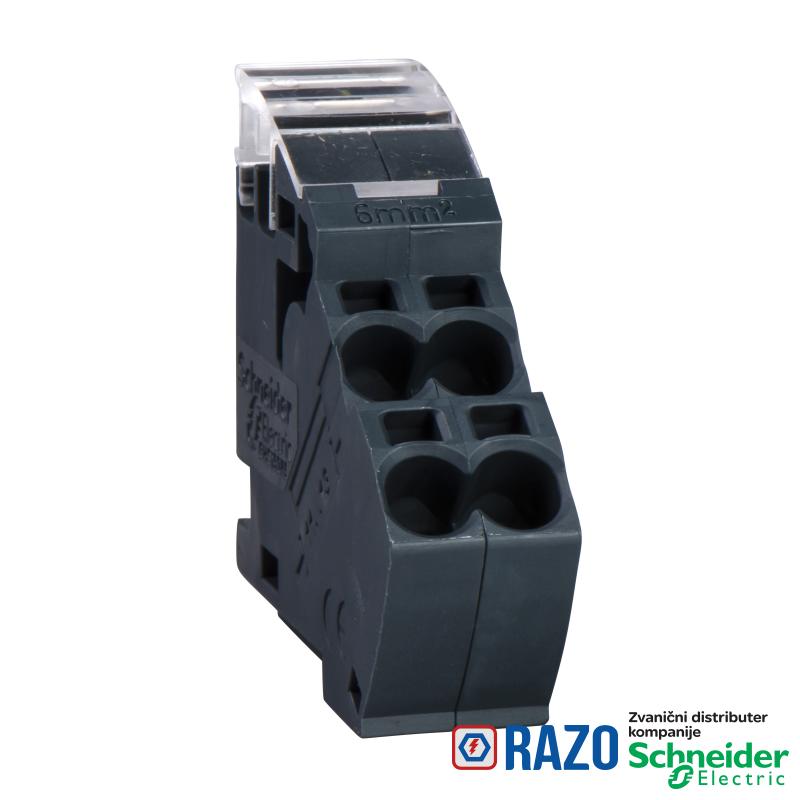 priključni blok 4x6 mm² - set od 10 