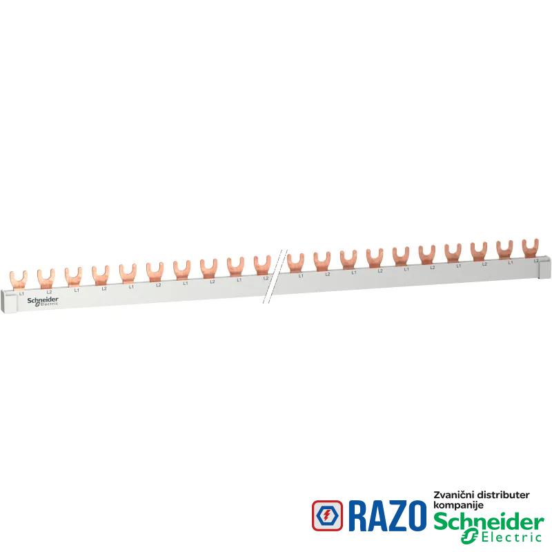 Resi9 češljasta sabirnica - 2P - 57 mod. 