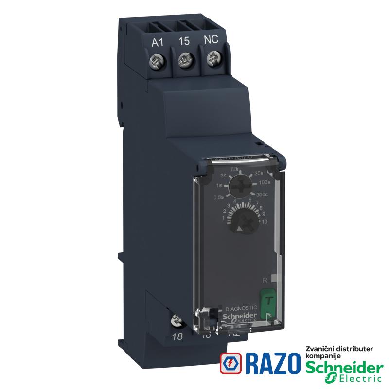 zvezda-trougao vremenski relej - 0.05s…300s - 24V DC / 24…240V AC - 1C/O 