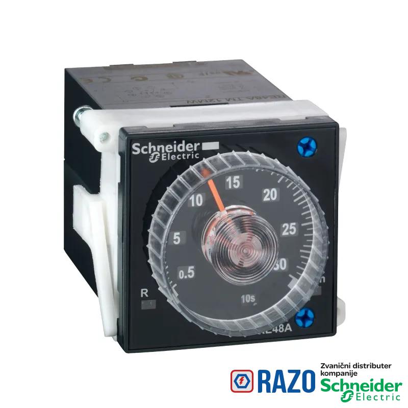 relej zakasnelog uključenja - 0.02 s..300 h - 24..240 V AC - 2 OC 