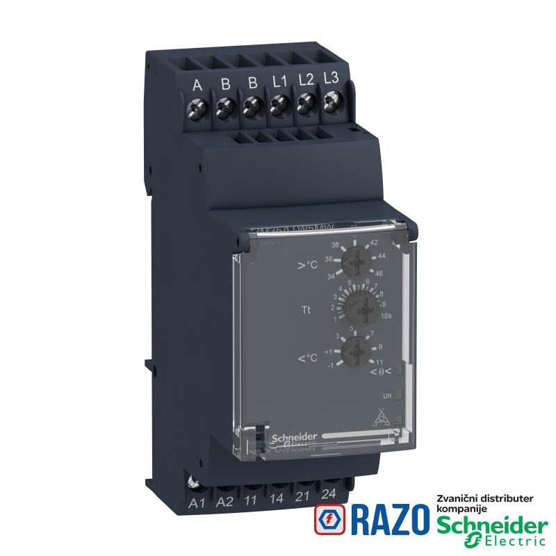 temperaturni relej RM35-A - 24..240 V AC/DC - 2 NO 