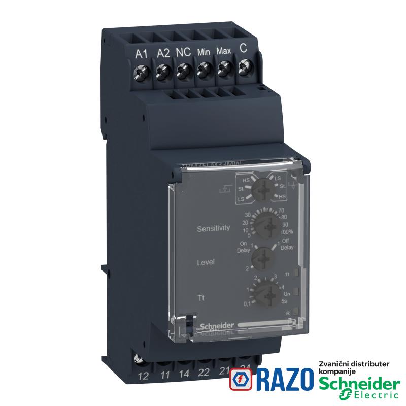 relej za kontrolu nivoa tečnosti RM35-L - 24..240 V AC/DC 