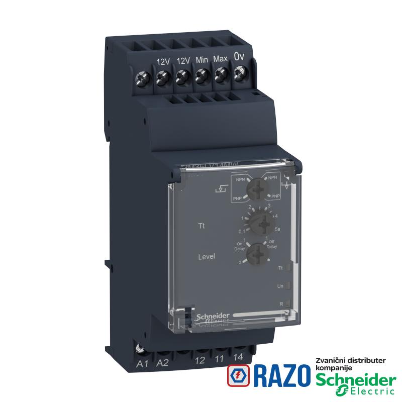 relej za kontrolu nivoa tečnosti RM35-L - 24..240 V AC/DC - 1 C/O 
