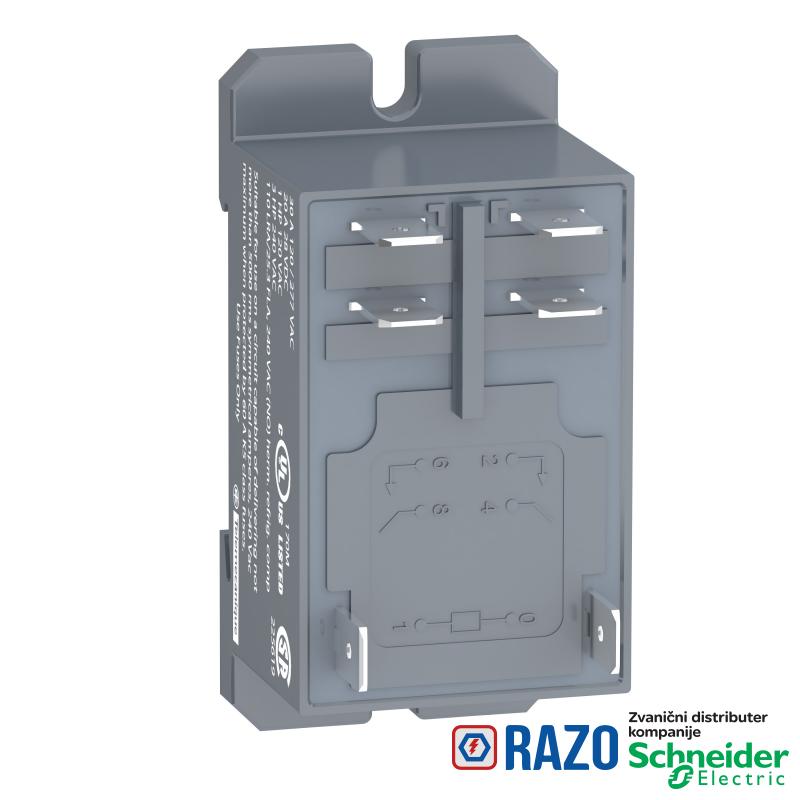 utični relej snage - Zelio RPF - 2 NO - 12 V DC - 30 A 