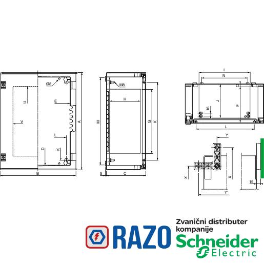 Razvodni orman NSYPLM54 