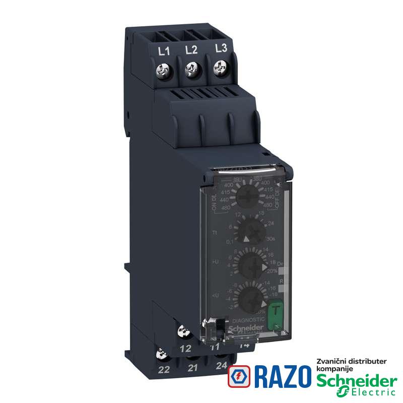 Rele nadzor faza 3P 380/500VAC 