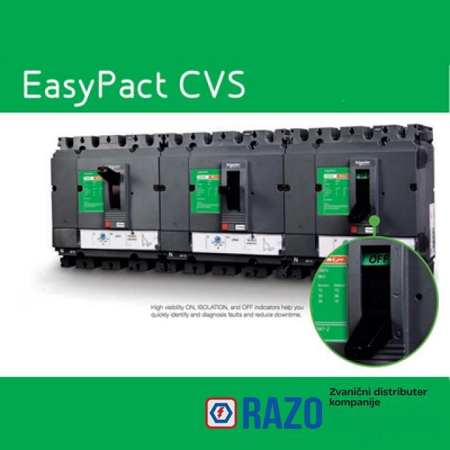 EasyPact prekidač CVS160B TM125D 25kA 