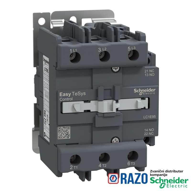 Kontaktor 3P 95A 45kW 24V AC 
