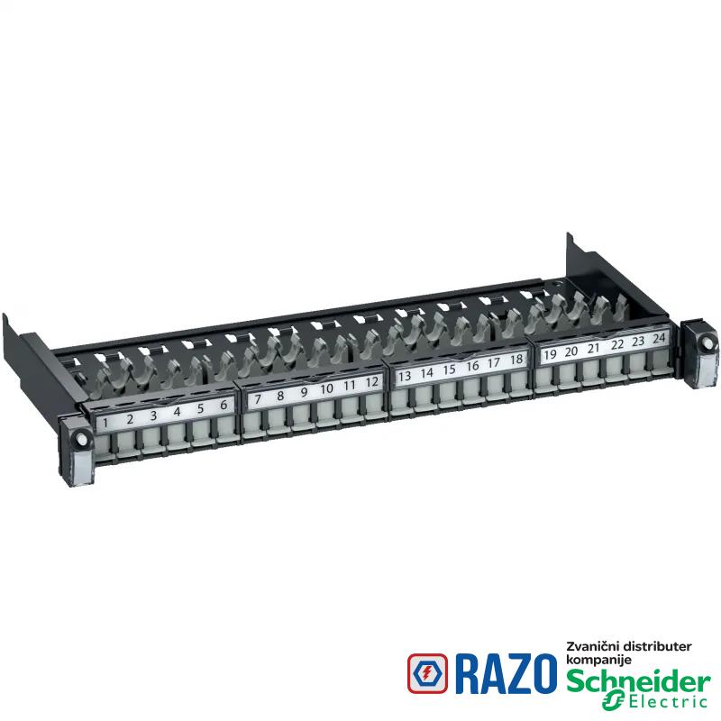 Actassi Prazan izvlačivi Patch panel 24 porta FTP/STP 