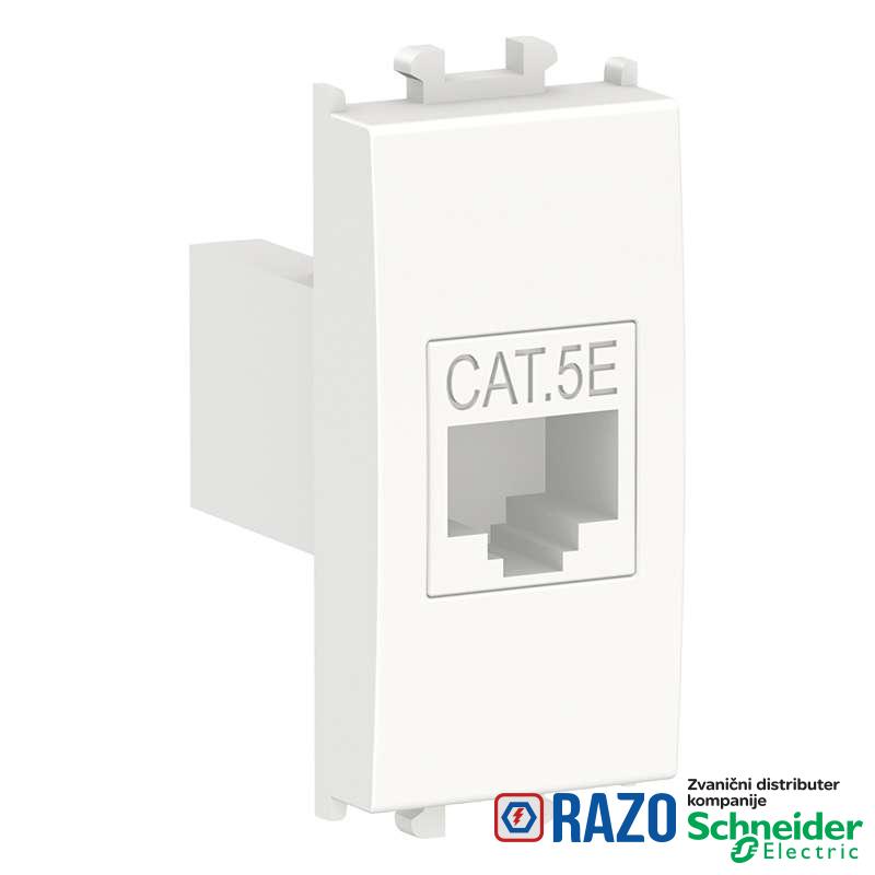 Easy Styl Priključnica RJ45 Cat 5 UTP 1M bela 