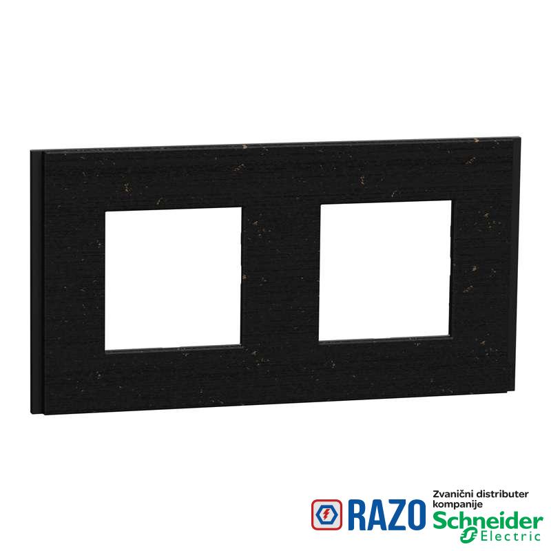 Dekorativni ram Unica Deco 2 elementa iscepkano drvo 
