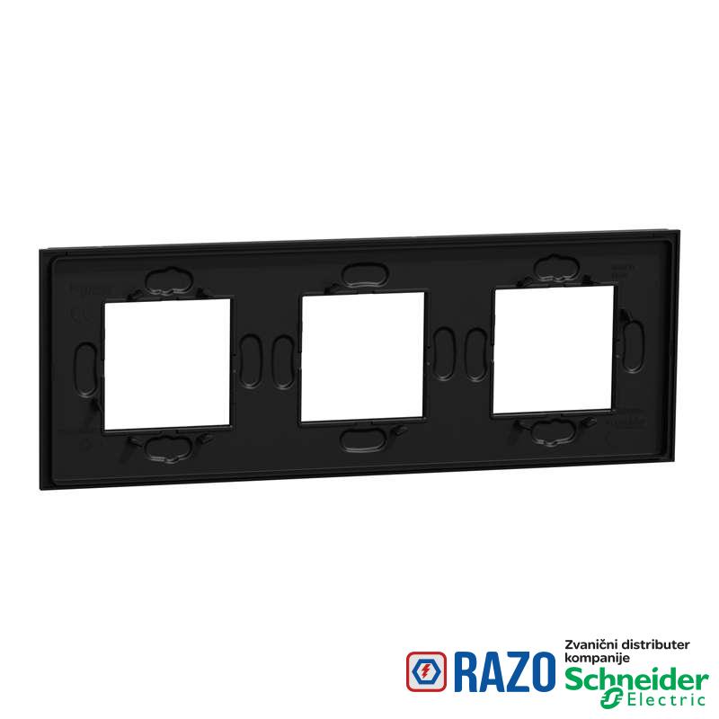 Dekorativni ram Unica Deco 3 elementa iscepkano drvo 