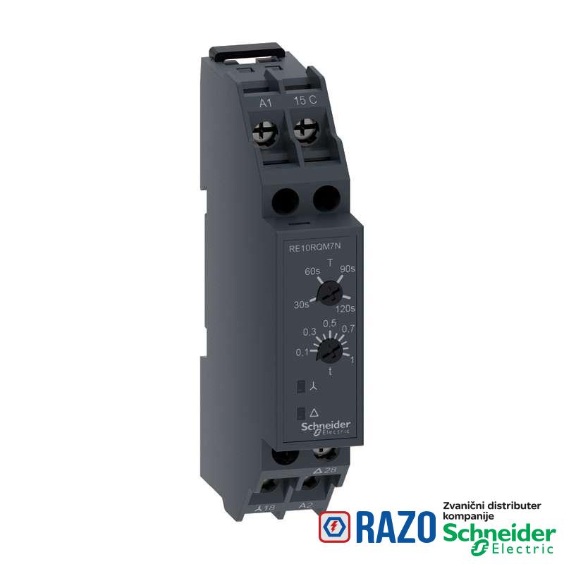 RE10RQM7N Rele zvezda-trougao 220...240VAC 1NO+1NC 