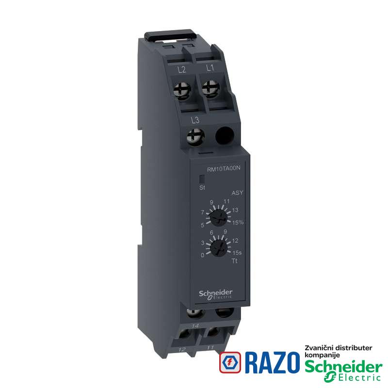 RM10TA00N Rele asimetrije,redosled i prekid faze 1CO 