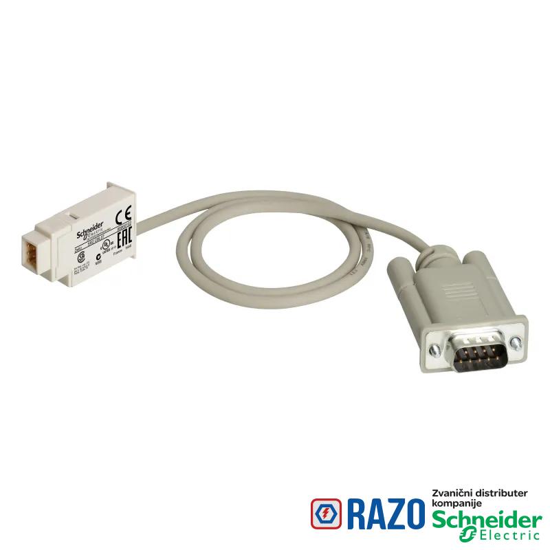 SUB-D 9-pinski modem kabl za povezivanje - za Zelio Logic - 0.5 m 