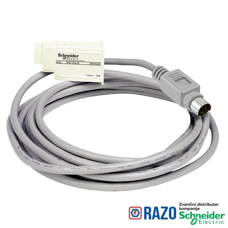 Magelis mali panel - kabl za povezivanje - za Zelio Logic - 2.5 m 