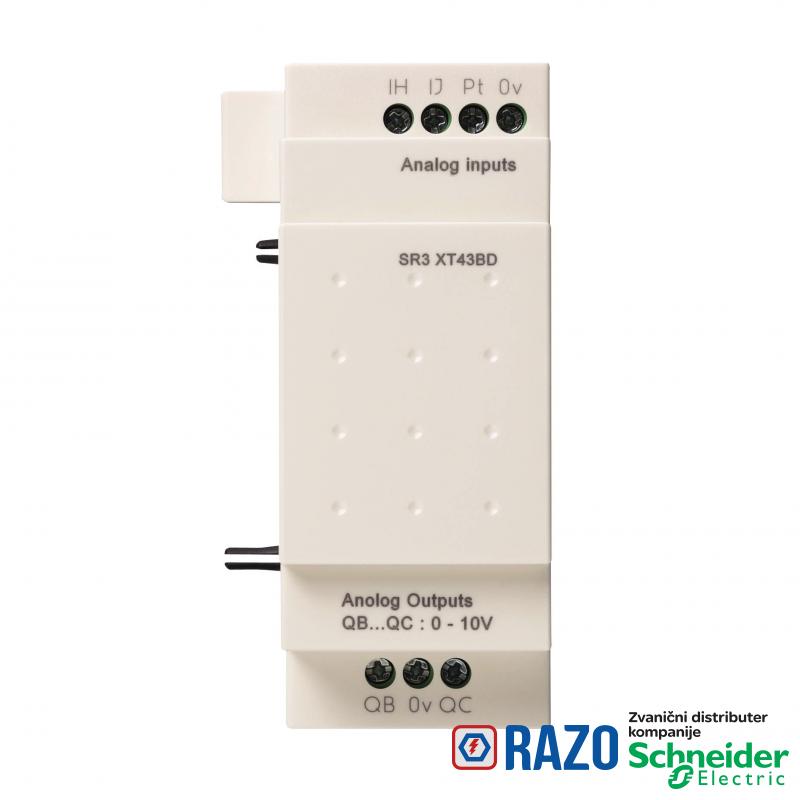 analogni I/O modul za proširenje - 4 I O - 24 V DC - za Zelio Logic 