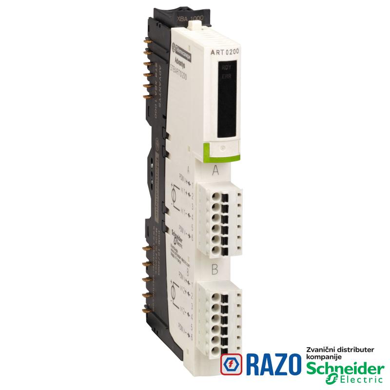 set standardnog analognog ulaza STB - 2 I - 15-bitni + znak 