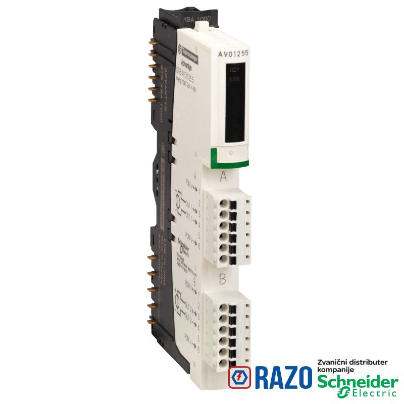 set osnovnog analognog izlaza STB - 0..10 V - 2 O - 10-bitni 