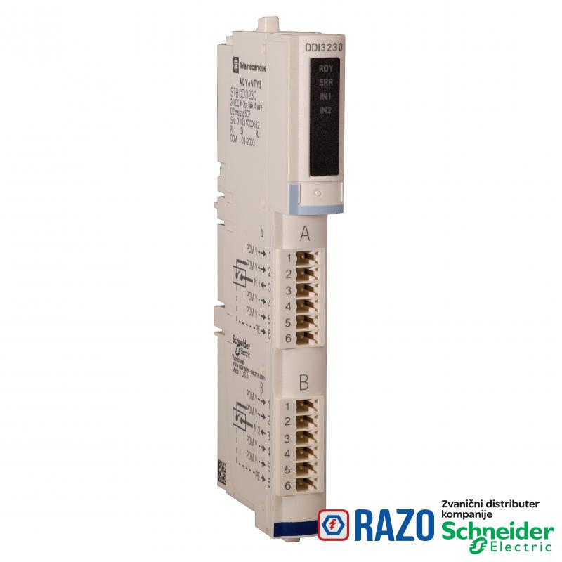 standardni digitalni ulazni set - Modicon STB - 24 V AC - 2 I 