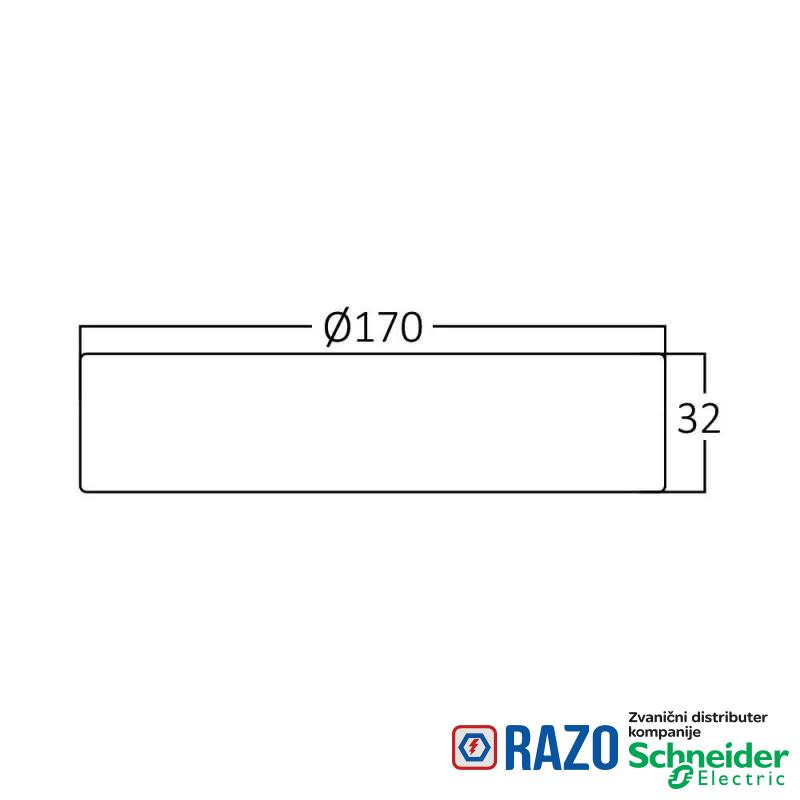 LED Panel nadgradni 12W 4000K 