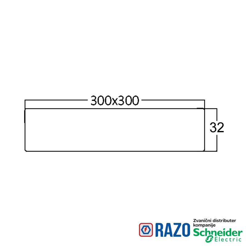 LED Panel nadgradni 24W 4000K 