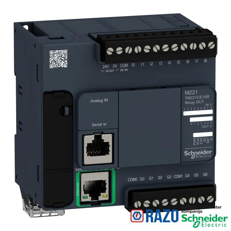 kontroler M221 16 IO relejni Ethernet 