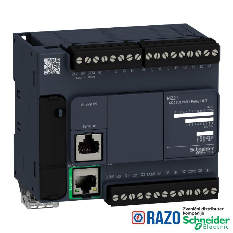 kontroler M221 24 IO relejni Ethernet 