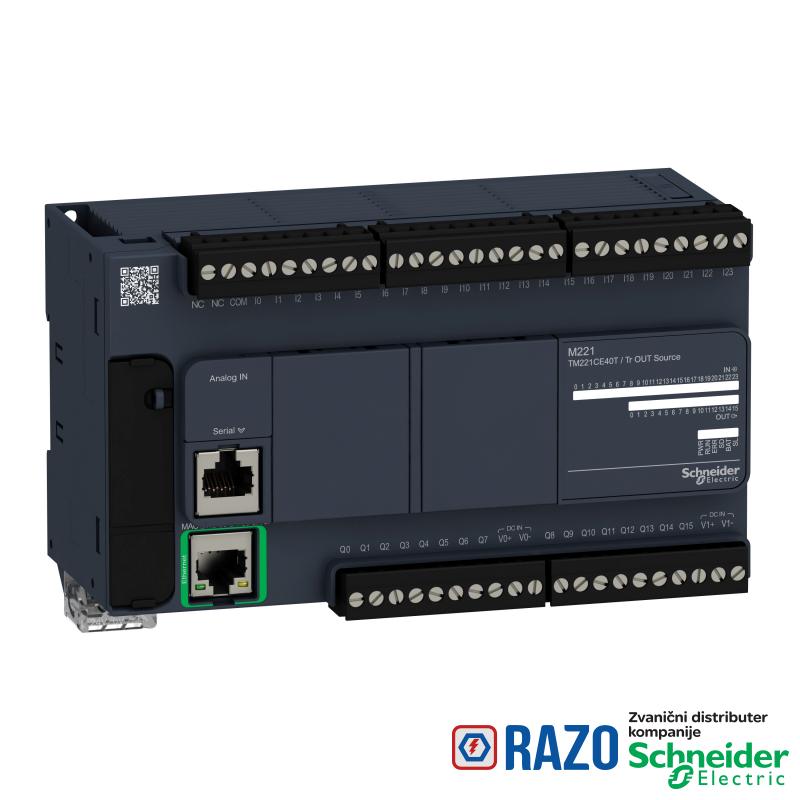kontroler M221 40 IO tranzistorski PNP Ethernet 