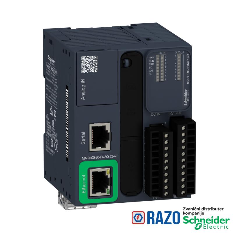 kontroler M221 16 IO relejni Ethernet 