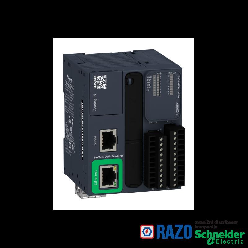 kontroler M221 16 IO tranzistorski PNP Ethernet 