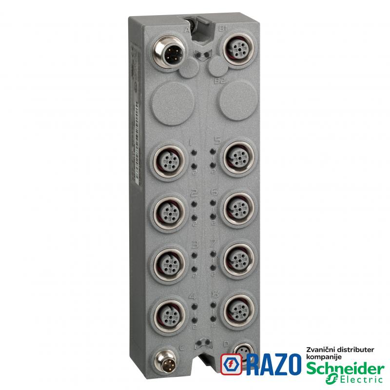 blok za proširenje - TM7 - IP67 - 16 DI/DO - 24V DC - 0.5 A - M12 konektor 